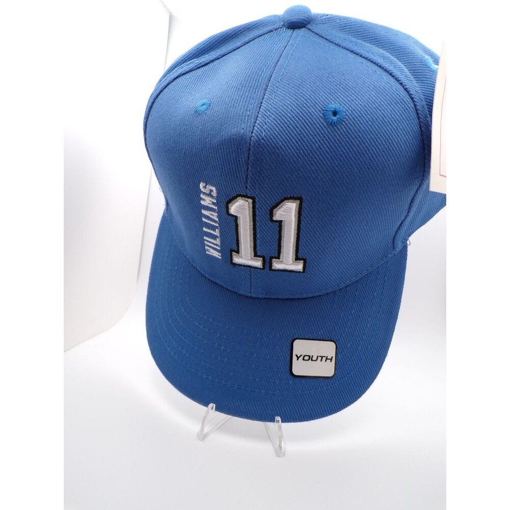 Detroit Lions Youth Williams #11 Adjustable Blue Baseball Cap Hat